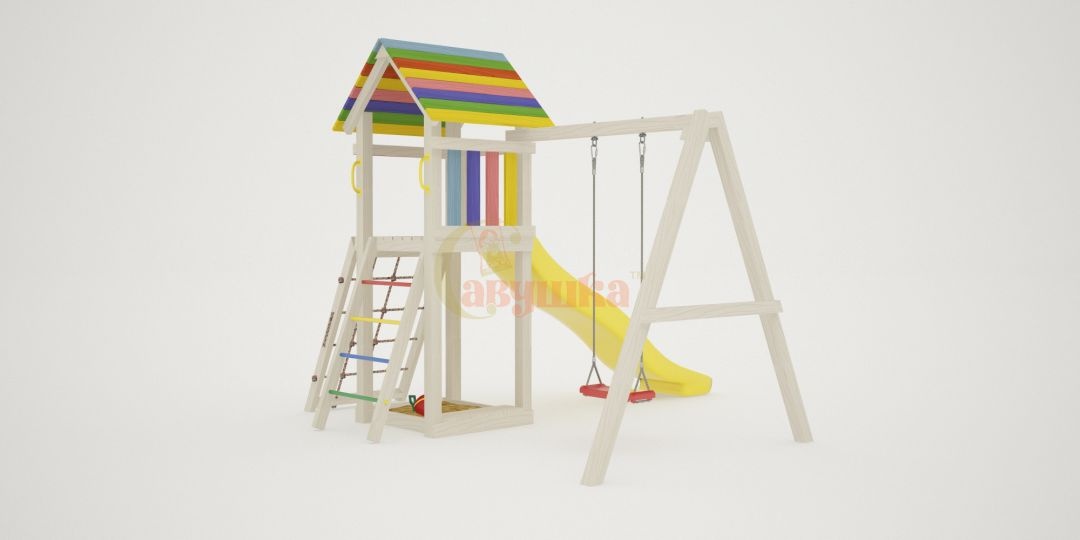 Детская площадка Савушка Мастер 7 - White Color